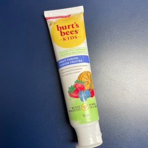 Brand New Burt's Bees Kid's Fluoride Free Toothpaste, Fruit Fusion, 95 mL